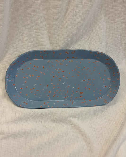 Grand plat ovale